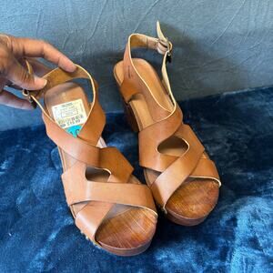Madden G-Nilly Chunky Heel Sandals Size 10 Y2K 90's Platform Strappy Heavyweight
